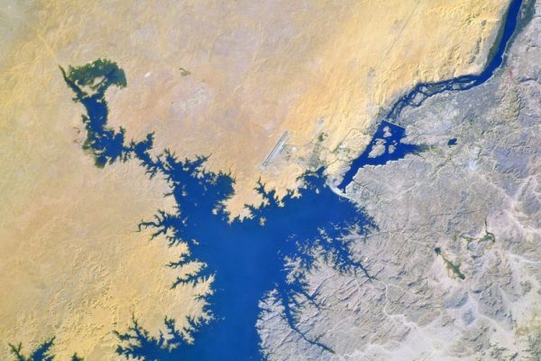 ISS le Nil lac Nasser